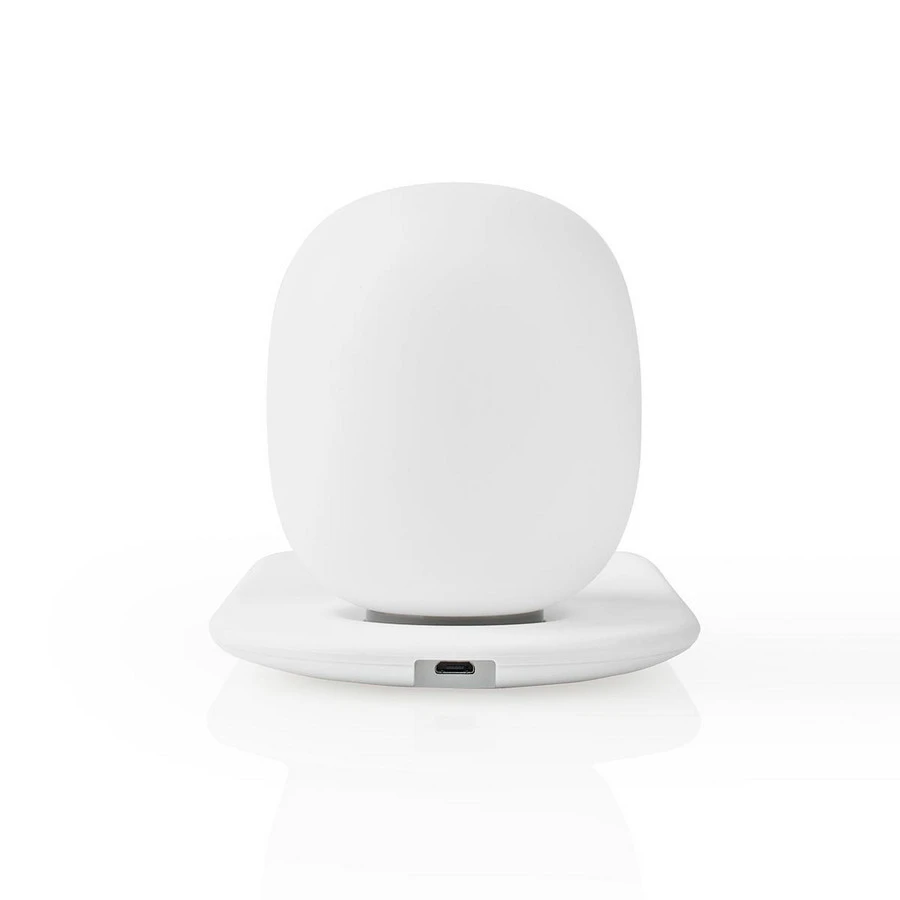 Nedis Nachtlamp Met Draadloze Lader 10w Wit Met Dimfunctie, Warm Wit, 3000k 7 Nedis Nachtlamp Met Draadloze Lader 10w Wit Met Dimfunctie, Warm Wit, 3000k - Afbeelding 5