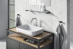 ZACK Carvo Dubbele Handdoekhaak Zwart -meubels winkel product 813957