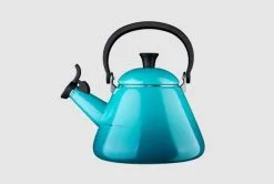 Le Creuset Fluitketel Kone 1.6 L Aardewerk - Caribbean Blue