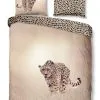 Good Morning Dekbedovertrek Cheetah Zand 240x220 Cm Katoen -meubels winkel product 822575