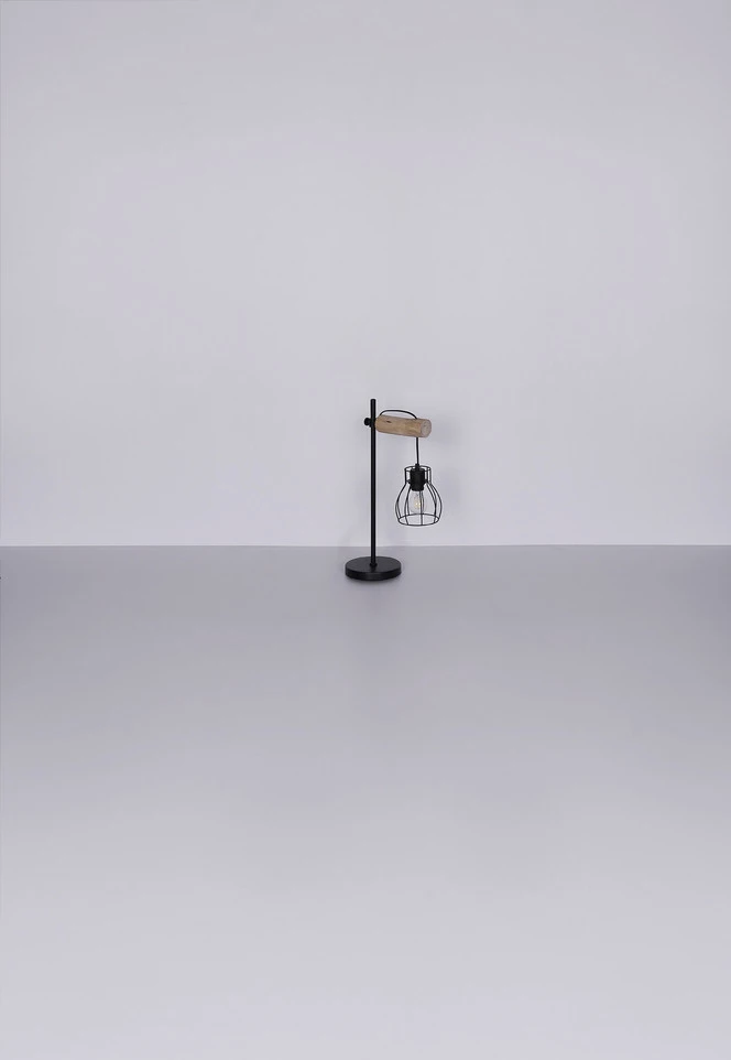 Globo Mina Tafellamp Metaal En Hout 1x E27 Socket 9 Globo Mina Tafellamp Metaal En Hout 1x E27 Socket - Afbeelding 7