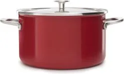 KitchenAid Kookpot Steel Core 24cm Rood