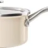 KitchenAid Kookpot Steelpan Steel Core 18cm Ecru