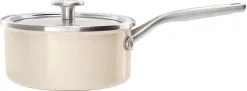 KitchenAid Kookpot Steelpan Steel Core 18cm Ecru
