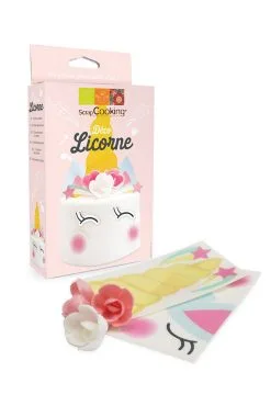 SCRAP COOKING ScrapCooking Kit Deco Hostiepapier Eenhoorn