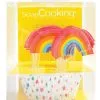 SCRAP COOKING ScrapCooking Deco Cupcake Rainbow + Topper - Set Van 24 -meubels winkel product 827975