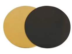 SCRAP COOKING ScrapCooking Onderlegger Taart 24 Cm Zwart/Goud - Set Van 6