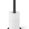 ZACK Toiletrolhouder Mimo Zwart - RVS - 15x37 Cm -meubels winkel product 828574