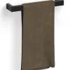 ZACK Handdoekhouder Linea 46.5 Cm Zwart - RVS