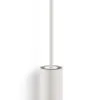 ZACK Toiletborstel Carvo Wit - RVS - Wandmontage - 8.9x50.1 Cm -meubels winkel product 828621
