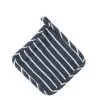 Cosy & Trendy Cosy&Trendy Pannenlap Biarritz 21x21 Cm Blauw/Witte Strepen - Katoen