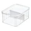 IDesign Koelkast Opbergbox Crisp Transparant - Met Vakken - 21x16x9.6 Cm -meubels winkel product 830149