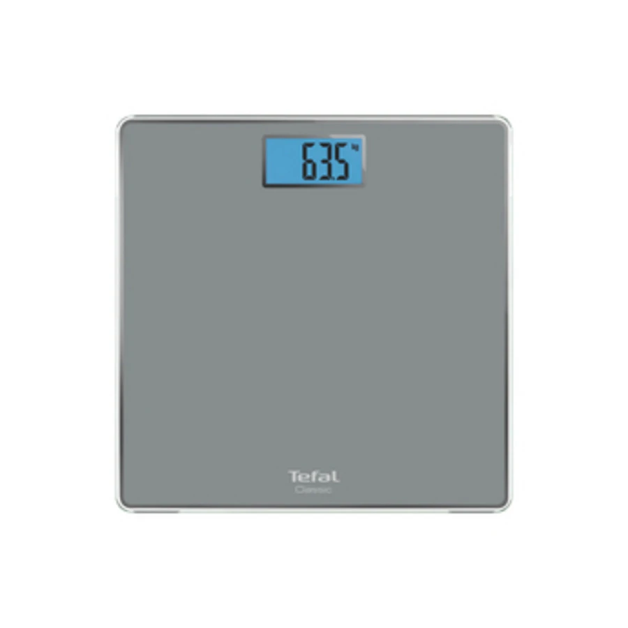 Tefal Personenweegschaal Classic 160 Kg Gehard Glas - Grijs 3 Tefal Personenweegschaal Classic 160 Kg Gehard Glas - Grijs