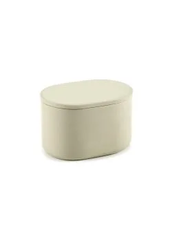 Bertrand Lejoly For Serax Serax Pot Ovaal Cose L Met Deksel Beige 10.2x7x6.5 Cm By Bertrand Lejoly