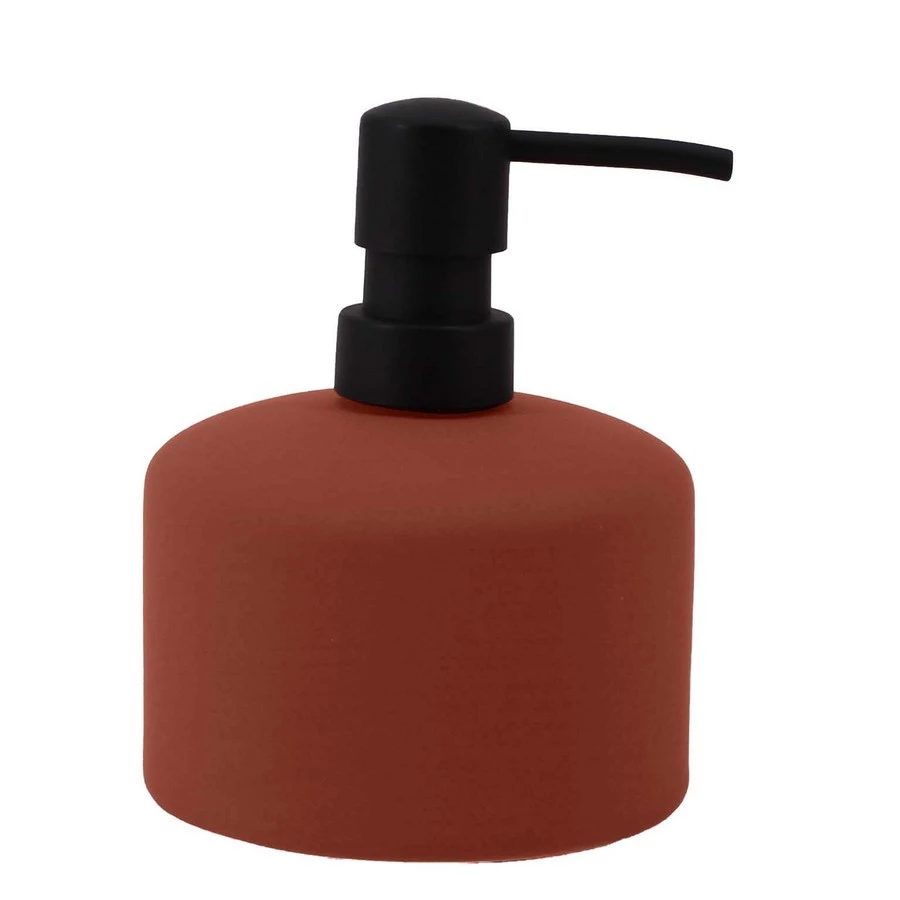 Allibert Allure Zeepdispenser Porselein Terracotta 3 Allibert Allure Zeepdispenser Porselein Terracotta