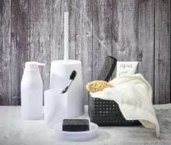 Allibert Arty Toiletborstelhouder Wit -meubels winkel product 833017