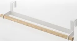 Yamazaki Handdoekhouder Tosca Wit Voor Kast Of Radiator - 33x7.5x6 Cm