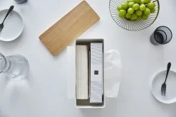 Yamazaki Tissue Box Rin Natural Dubbelzijdig - 26x11x14 Cm -meubels winkel product 833220