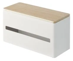 Yamazaki Tissue Box Rin Natural Dubbelzijdig - 26x11x14 Cm