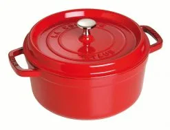 Staub Cocotte Rond 26cm/5.2L Kersenrood - Gietijzer