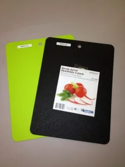 Daloplast Snijplank Bendy 30x22 Cm Set 2 Stuks - Black/Lime