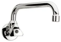 Sanimar Como Enkele Muurkraan Met U-Uitloop 200 Mm + Rozet