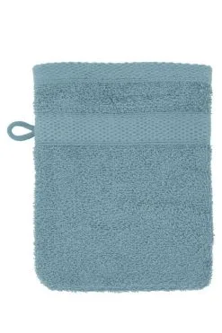 Tiseco Home Studio Washand Riva 15x21 Cm 28 G Soft Blue - 2 Stuks