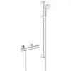 GROHE THERM 800 - THERMOMATISCHE MENGKT 1/2" DOUCHE+DOUCHESET TEMPESTA 90