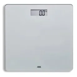 Ade Personenweegschaal Digitaal Amina 30x30 Cm - Tot 180 Kg - Zilver