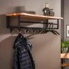 Kapstok Edge 6 Haken + Hoedenplank Massief Acacia Naturel -meubels winkel product 854541