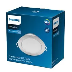 Philips Diamond Inbouwspot Zilver 2700K - 320 Lumen