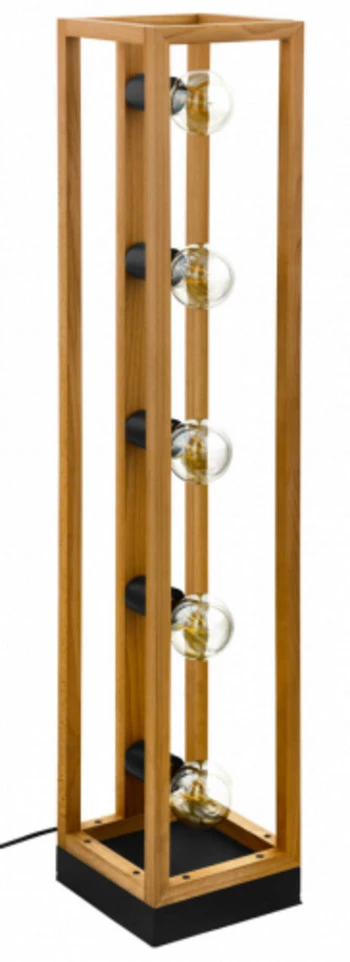 Eglo Blackcrown 1 Vloerlamp 5x E27 Socket 3 Eglo Blackcrown 1 Vloerlamp 5x E27 Socket