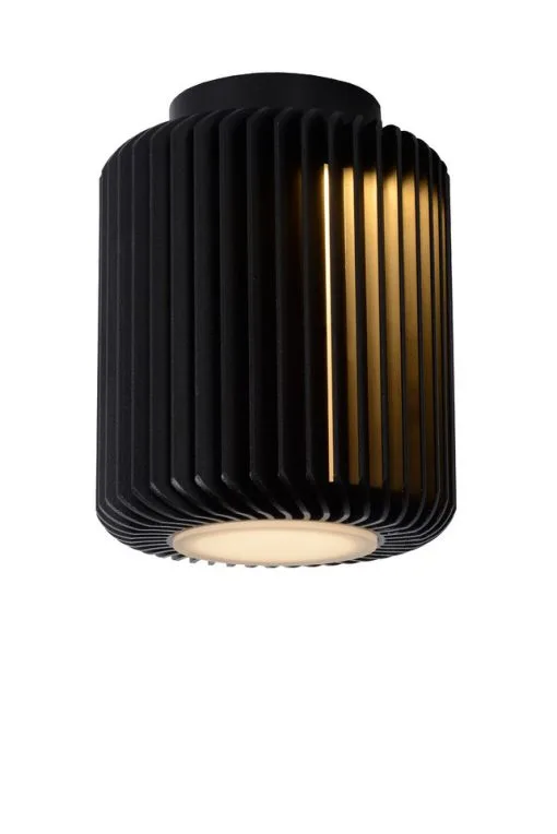 Lucide Turbin Tafellamp Mat Zwart 5W 3000K Geintegreerde LED -meubels winkel product 866752