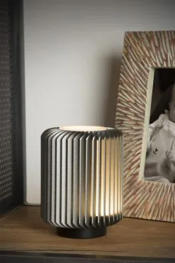 Lucide Turbin Tafellamp Grijs 5W 3000K Geintegreerde LED -meubels winkel product 866754