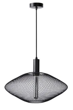 Lucide Mesh Hanglamp Zwart 1x E27 Socket - Diameter 45cm 10 Lucide Mesh Hanglamp Zwart 1x E27 Socket - Diameter 45cm -meubels winkel product 866813