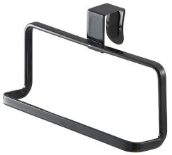 Yamazaki Handdoekhouder Tower Zwart 7x16x9.5 Cm