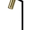 Lucide Sybil Tafellamp Zwart/Messing 1x GU10 Socket 2 Lucide Sybil Tafellamp Zwart/Messing 1x GU10 Socket -meubels winkel product 872012