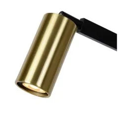 Lucide Sybil Vloerlamp Zwart/Messing 1x GU10 Socket 15 Lucide Sybil Vloerlamp Zwart/Messing 1x GU10 Socket -meubels winkel product 872018