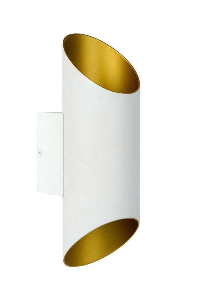Lucide Quirijn Wandlamp Wit/Goud 1x G9 Socket 4 Lucide Quirijn Wandlamp Wit/Goud 1x G9 Socket - Afbeelding 2