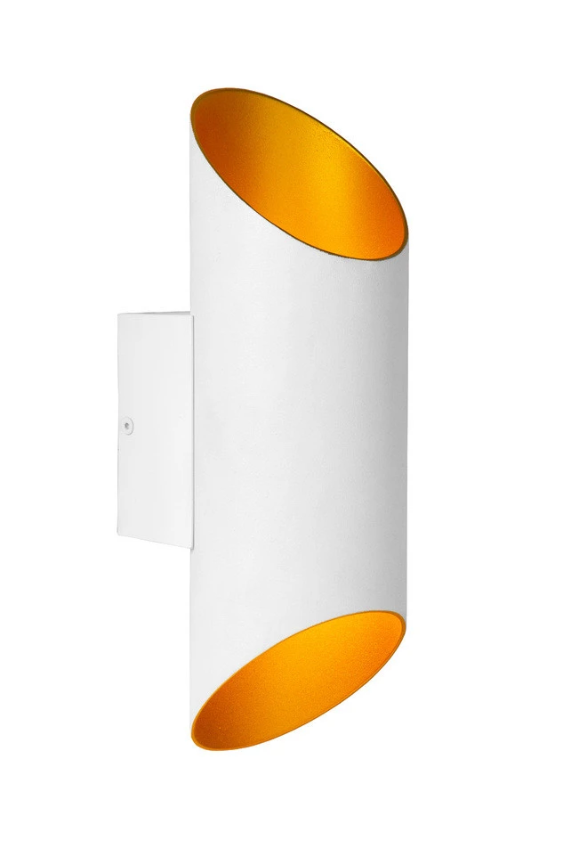 Lucide Quirijn Wandlamp Wit/Goud 1x G9 Socket 3 Lucide Quirijn Wandlamp Wit/Goud 1x G9 Socket