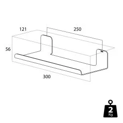 Tiger Colar Planchet 30cm Zwart - Zelfklevend 10 Tiger Colar Planchet 30cm Zwart - Zelfklevend -meubels winkel product 873667
