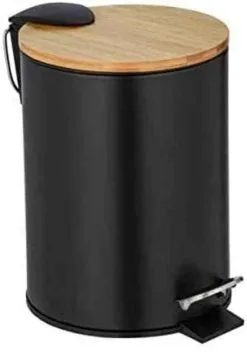 Wenko Tortona Afvalemmer 3 L Mat Zwart