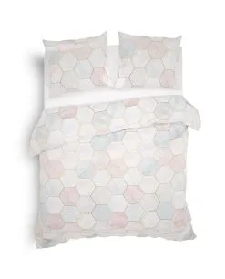 Heckettlane Dekbedovertrek Silva Pastel 240x220 Cm Flanel