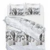 Zo! Home Zo!Home Dekbedovertrek Nordman Pinguin 200x220 Cm Flanel White -meubels winkel product 874552