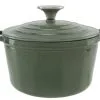 Cosy & Trendy Cosy&Trendy Kookpot Castard 1.85 L 18x10 Cm - Gietijzer - Glans Groen