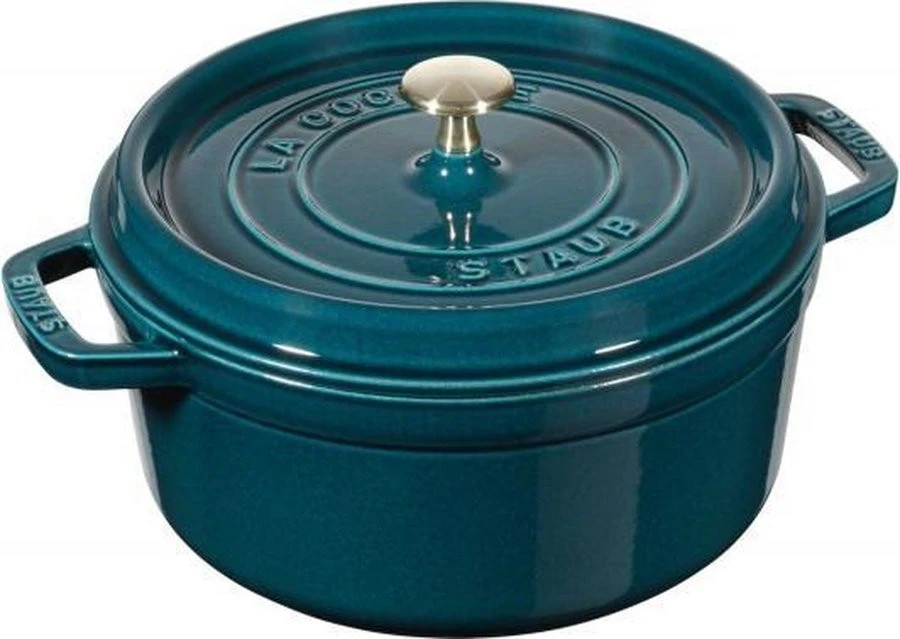 Staub Cocotte La Mer 24 Cm 3.8 L Azuurblauw 3 Staub Cocotte La Mer 24 Cm 3.8 L Azuurblauw