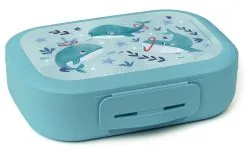 Amuse Lunchbox Walvis Blauw Medium 18x13x5 Cm