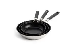 KitchenAid Braadpannen Set 20/24/28 Cm Classic Stainless Steel