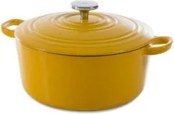 BK Stoofpot Bourgogne 24 Cm Sunny Yellow