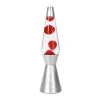 I-Total Lava Lamp Zilver 40 Cm Met Roze Vloeistof -meubels winkel product 879121